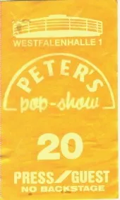 Ticket Peter’s Pop Show 1986 in Dortmund