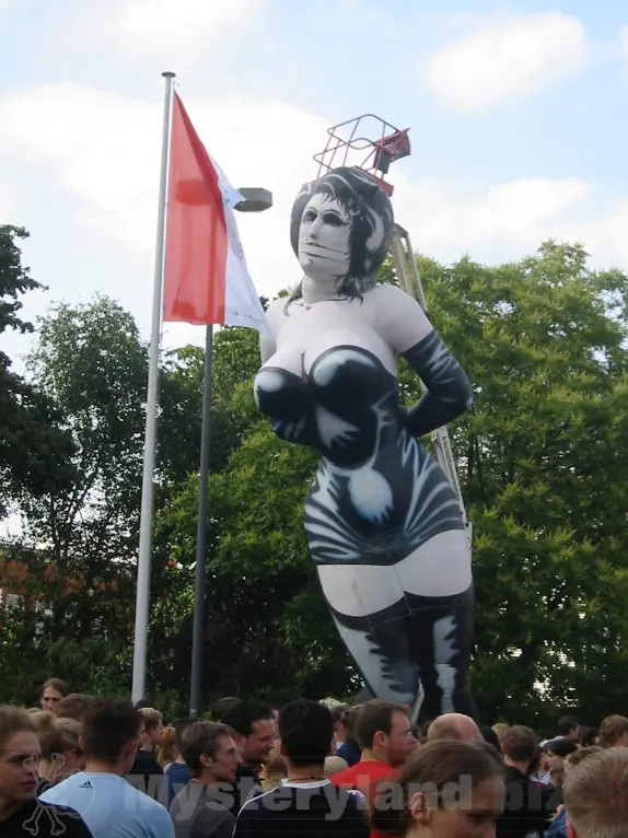 Blick auf den Tanzbrunnen Köln vor dem Konzert von die ärzte