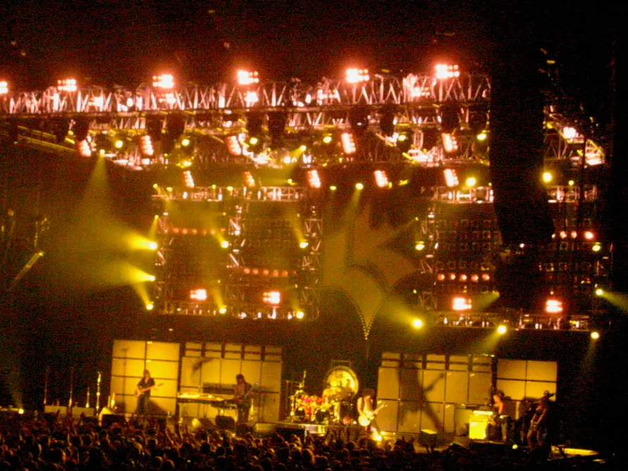 Bühne beim Lenny Kravitz Konzert in Köln