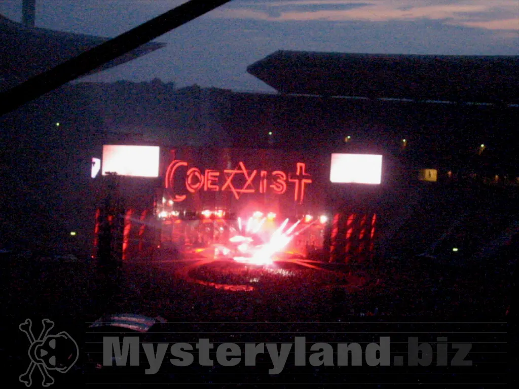 U2 Konzertfoto aus dem Olympiastadion Berlin