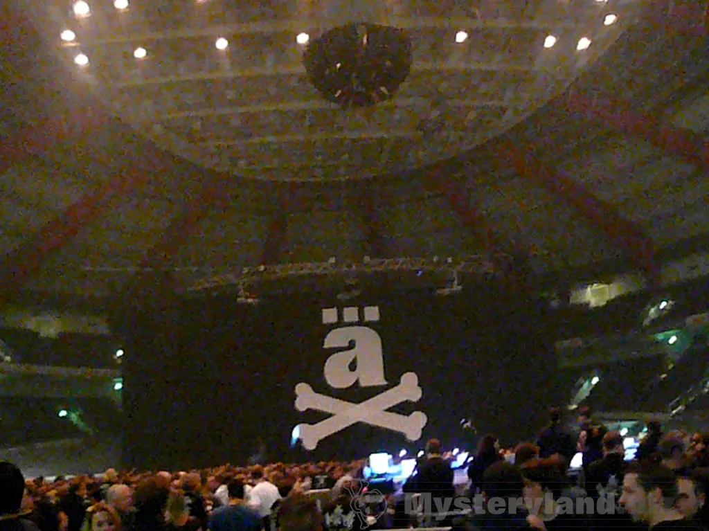 Bühne vor dem Konzert von die ärzte in der Westfalenhalle Dortmund