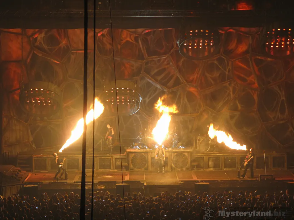 Rammstein live im ISS-Dome am 6. Dezember 2011