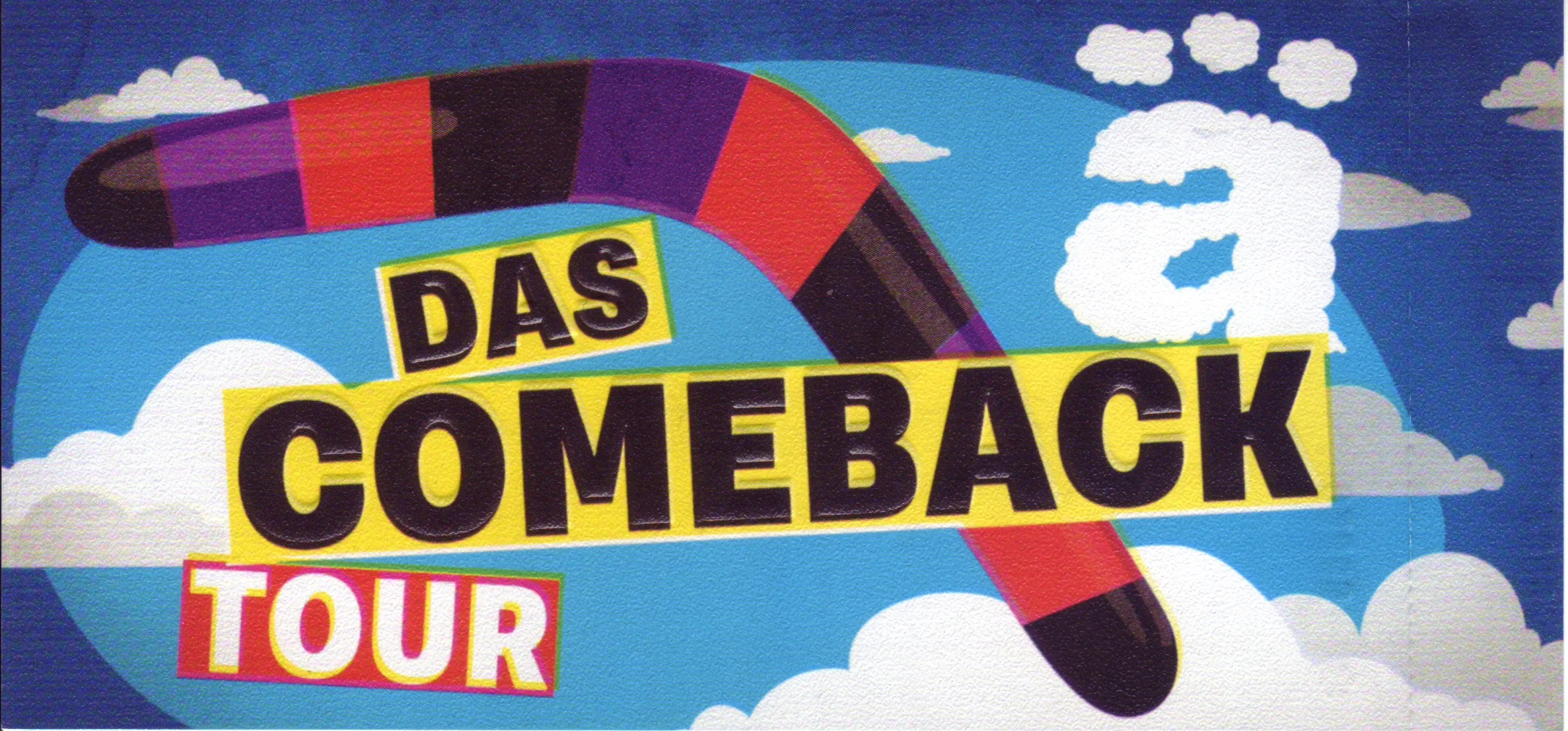 Ticketvorderseite für die ärzte im ISS-Dome Düsseldorf am 7. November 2012