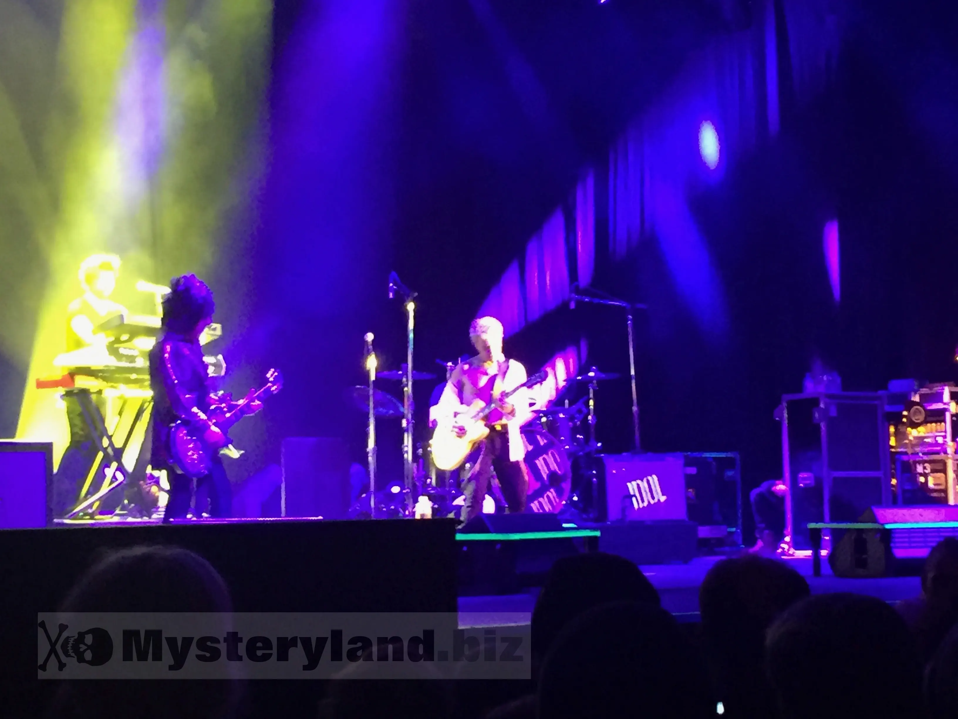 Billy Idol während der Kings & Queens of the Underground Tour