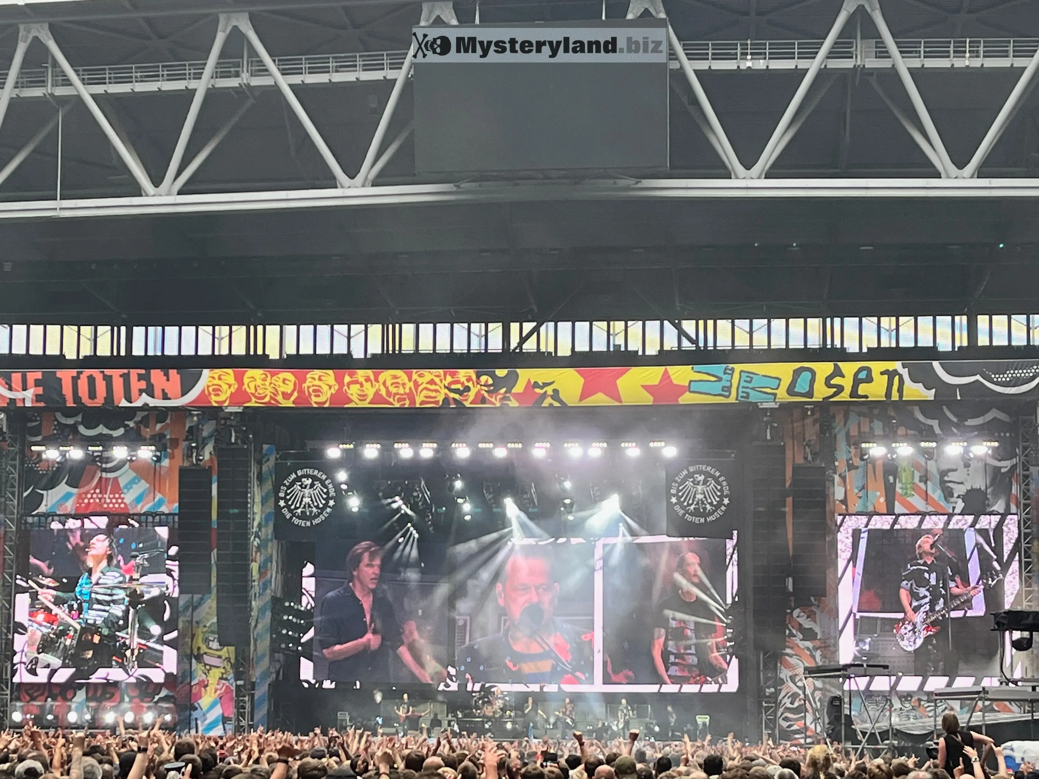 Die Toten Hosen auf der Bühne