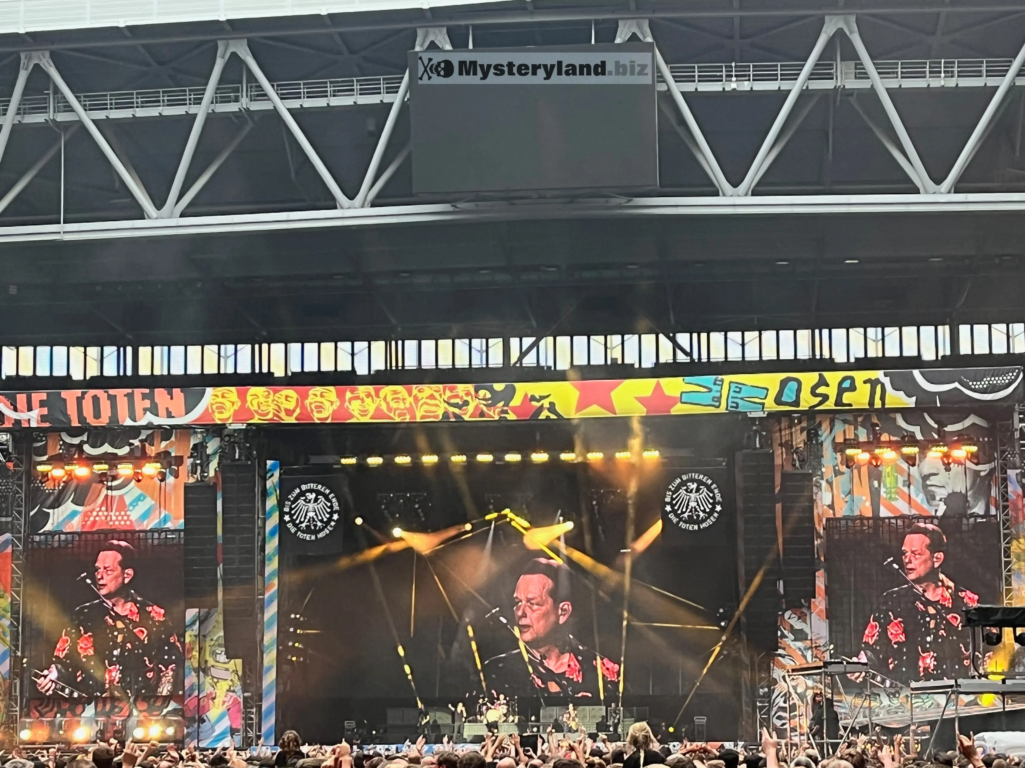 Die Toten Hosen auf der Bühne