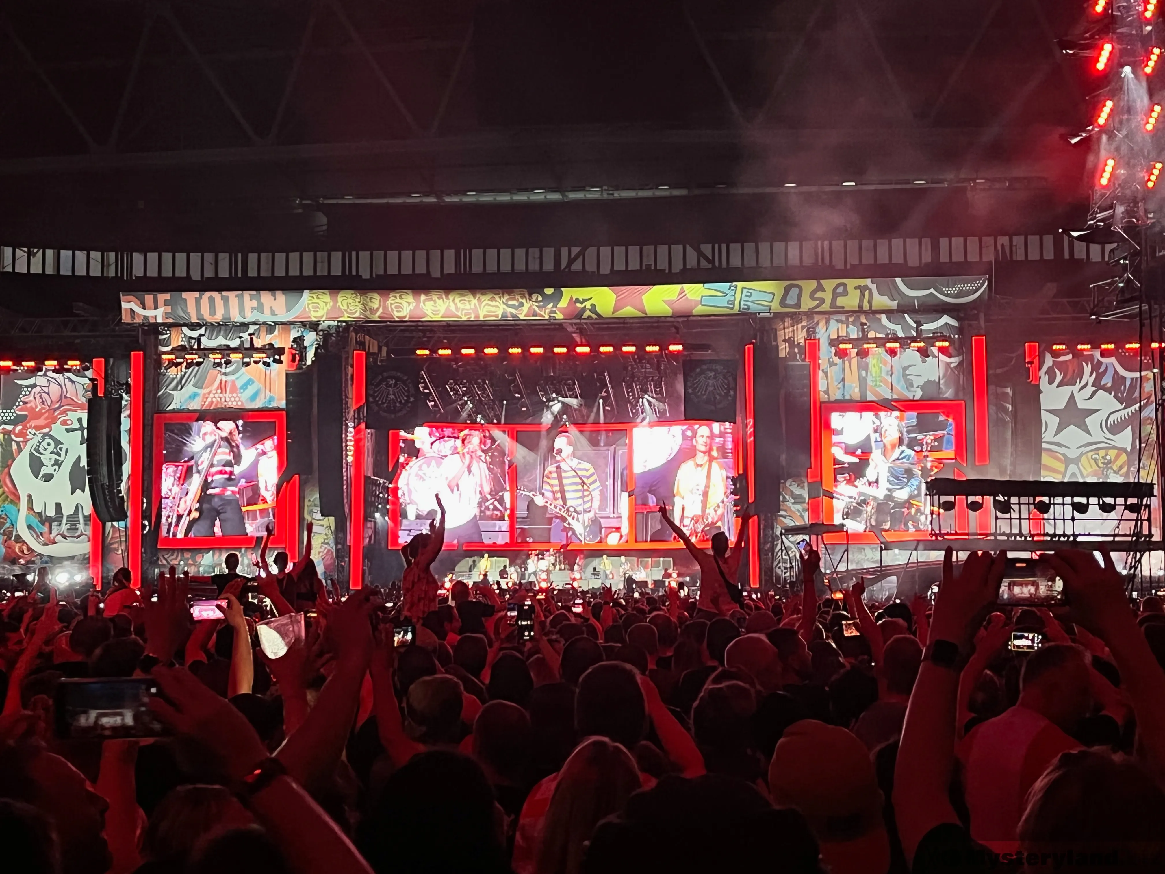 Die Toten Hosen auf der Bühne