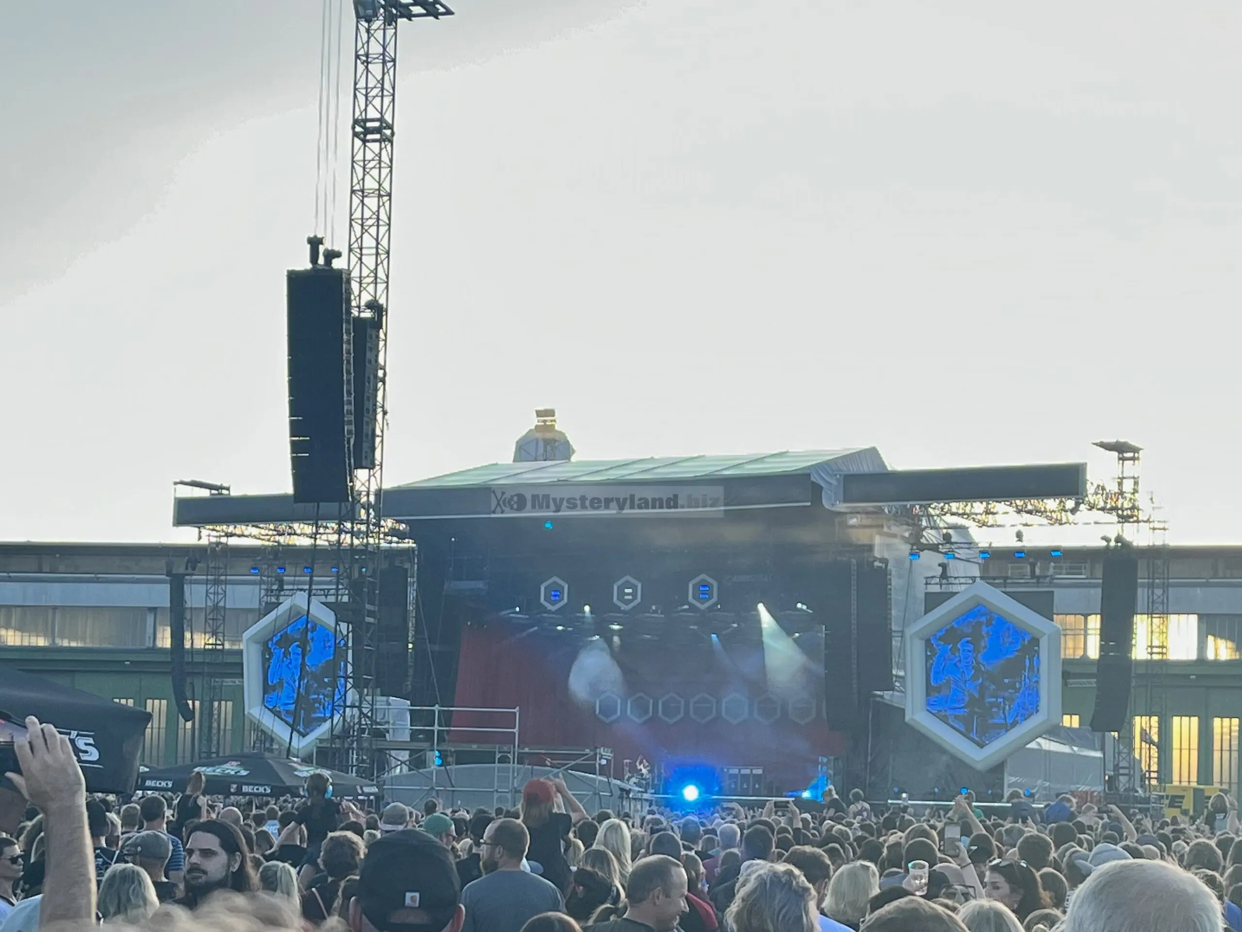 die ärzte auf dem Flughafen Tempelhof