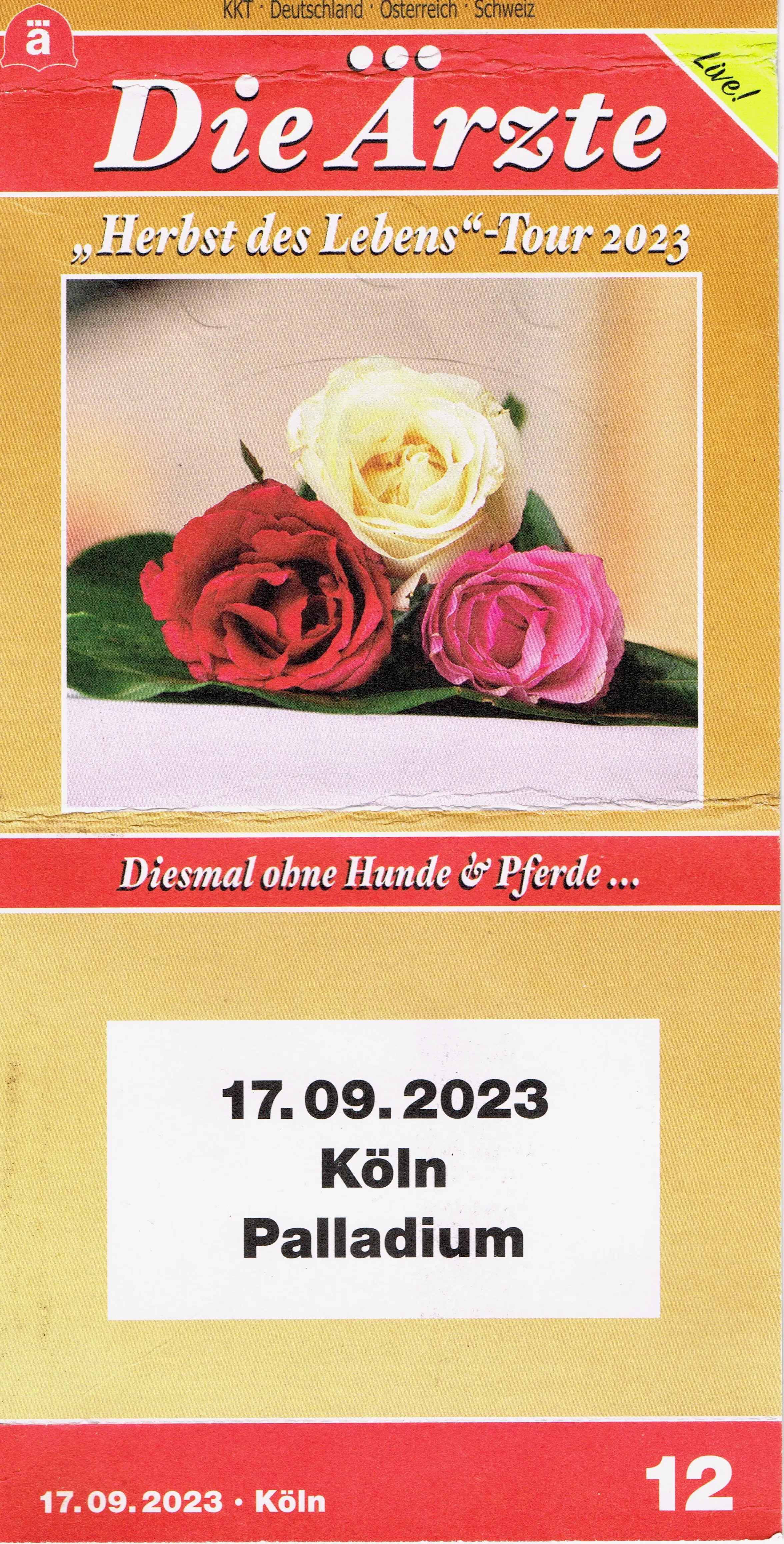 Ticket Vorderseite