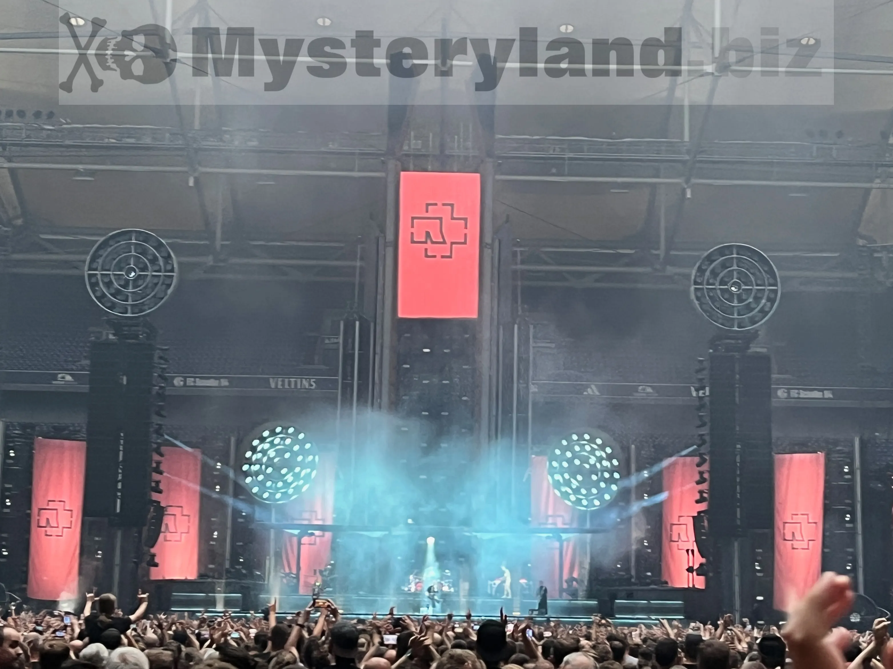 Rammstein auf der Bühne
