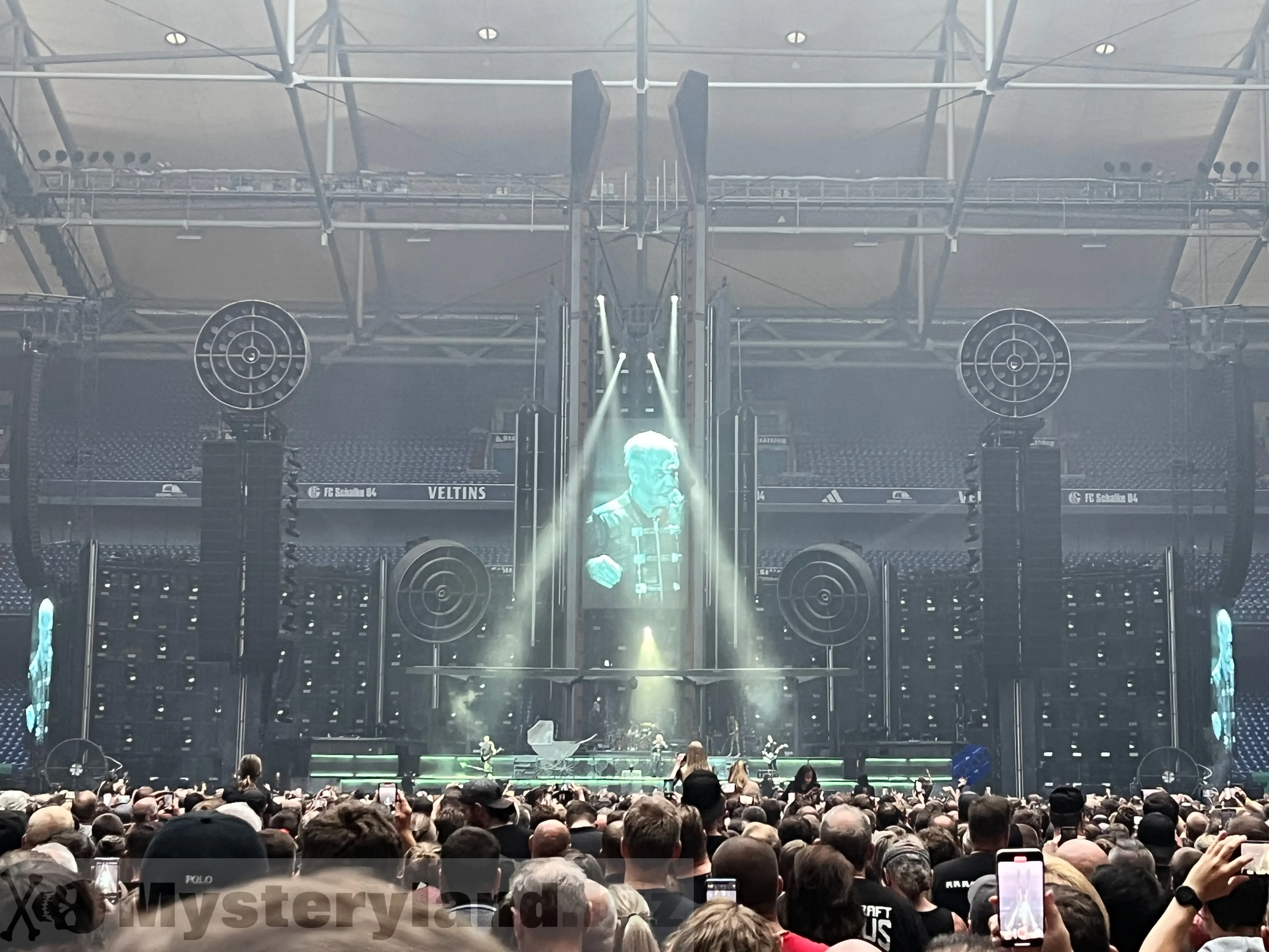 Rammstein auf der Bühne