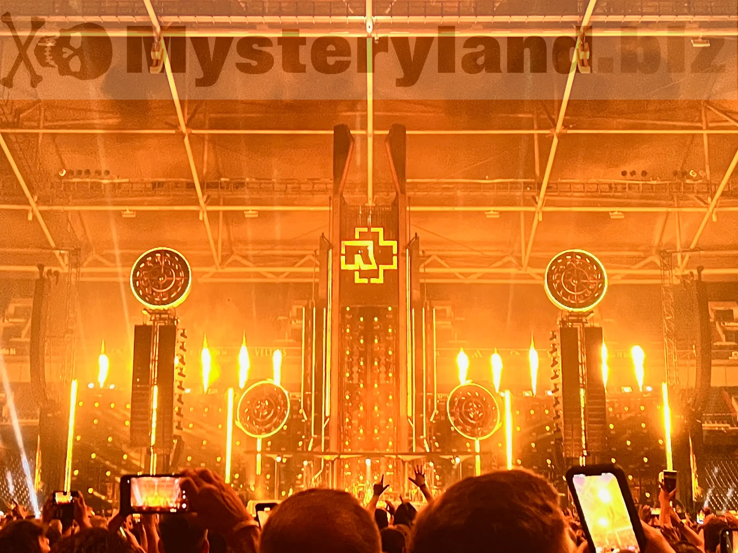 Rammstein auf der Bühne
