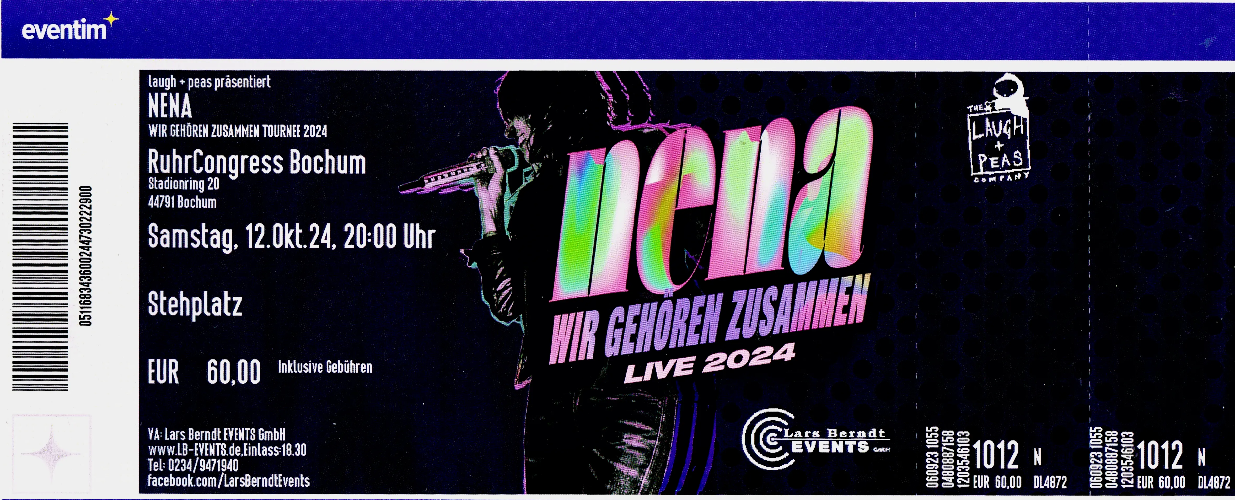 Ticket für Nena im RuhrCongress Bochum