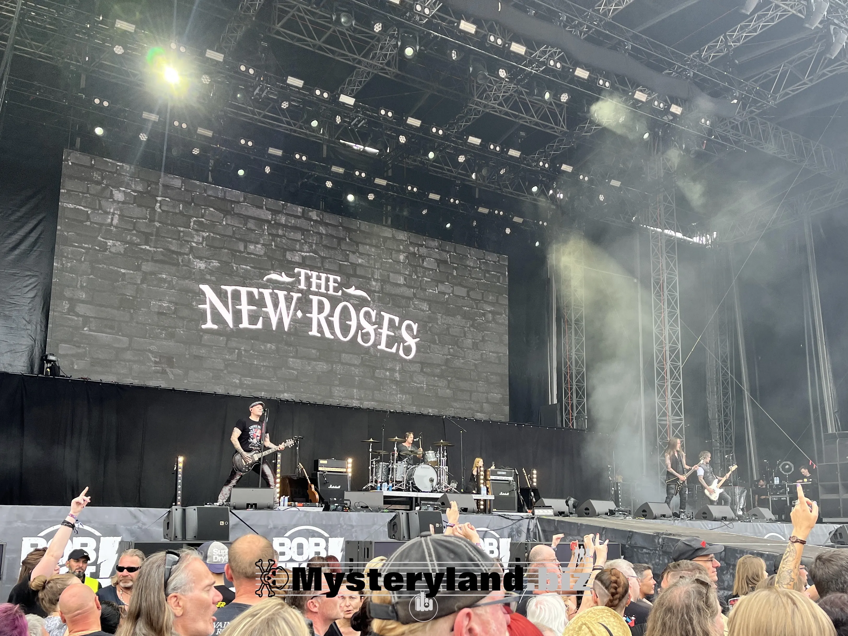 The New Roses auf der Bühne