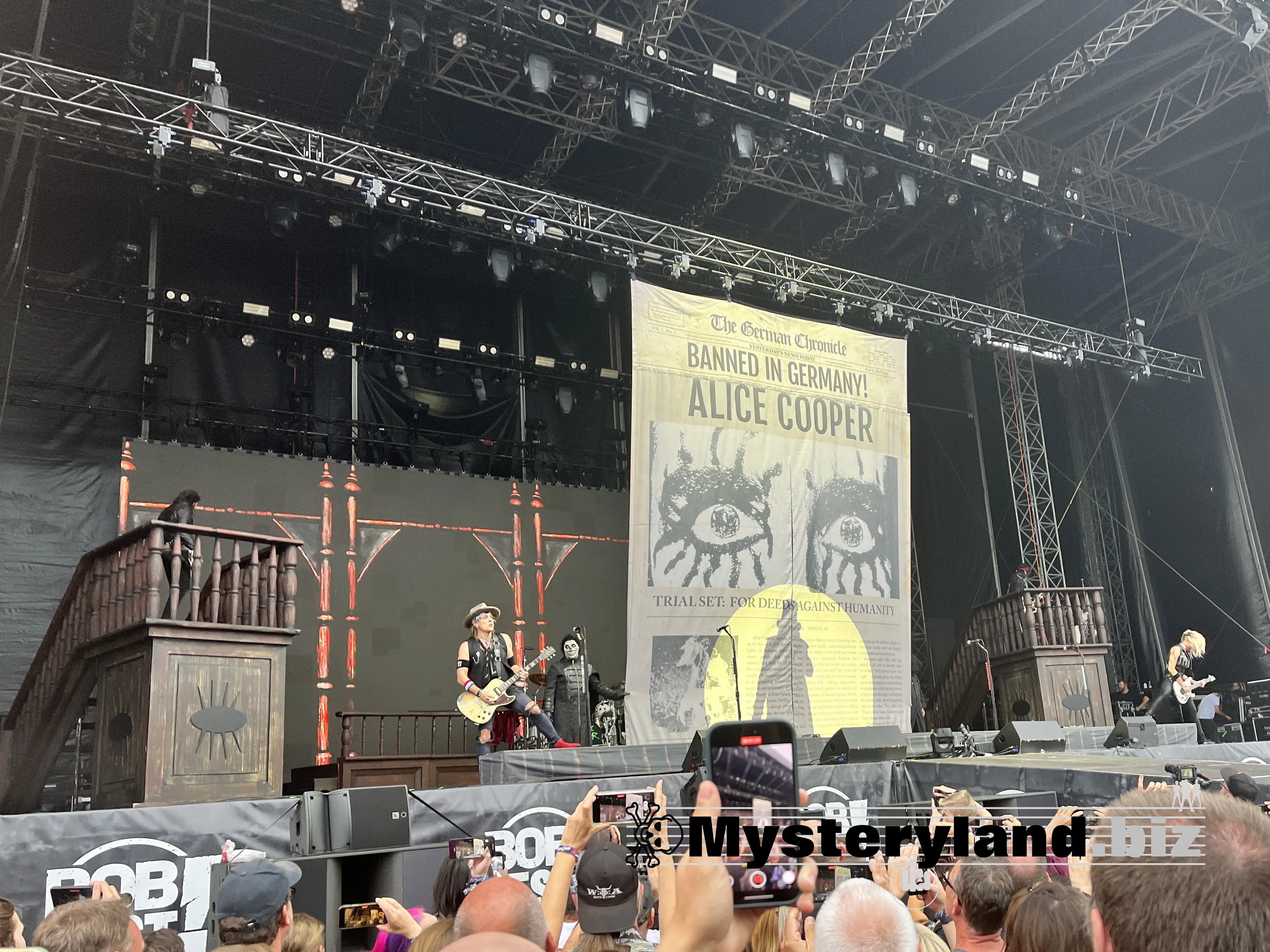 Alice Cooper auf der Bühne