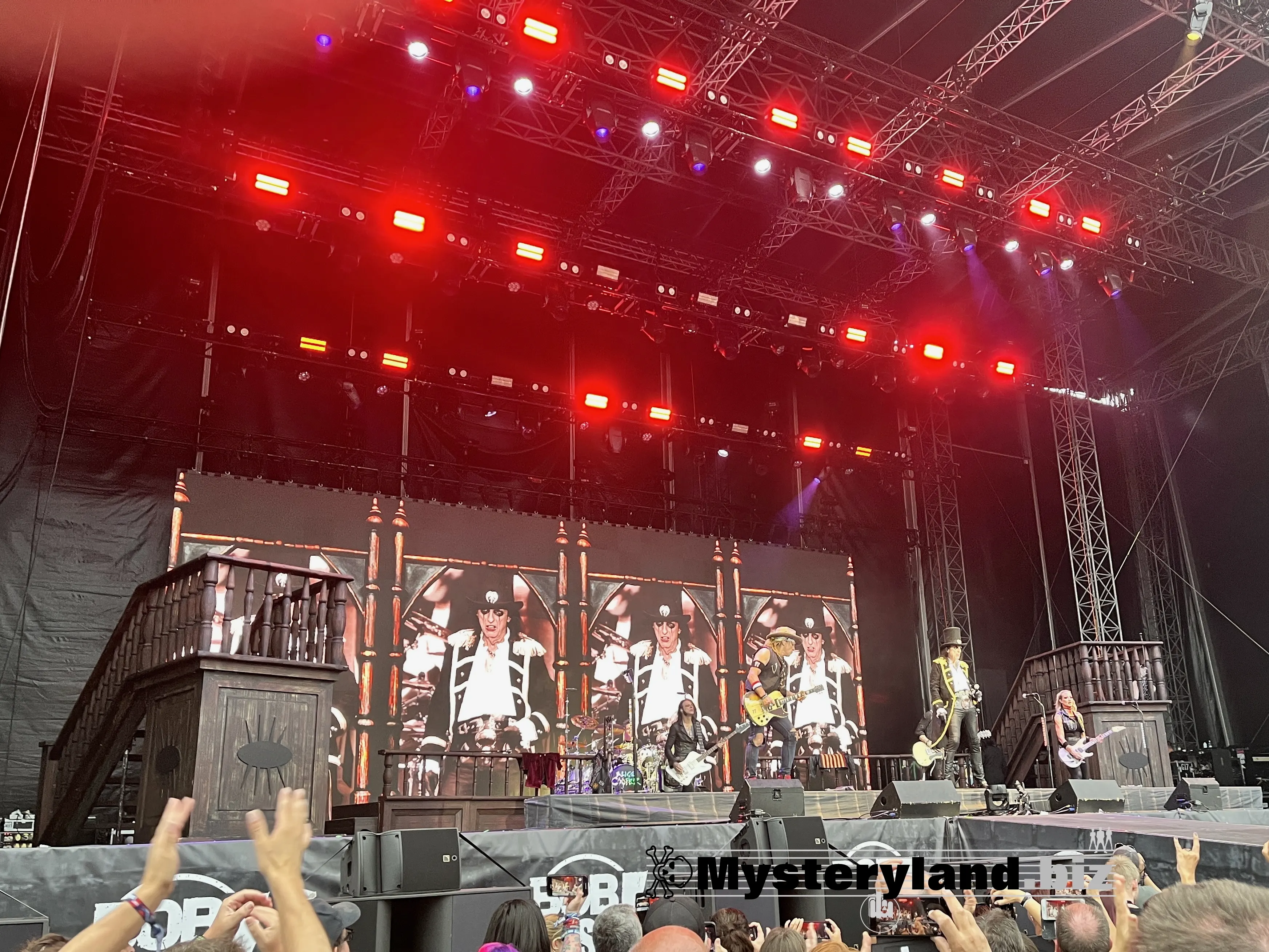 Alice Cooper auf der Bühne