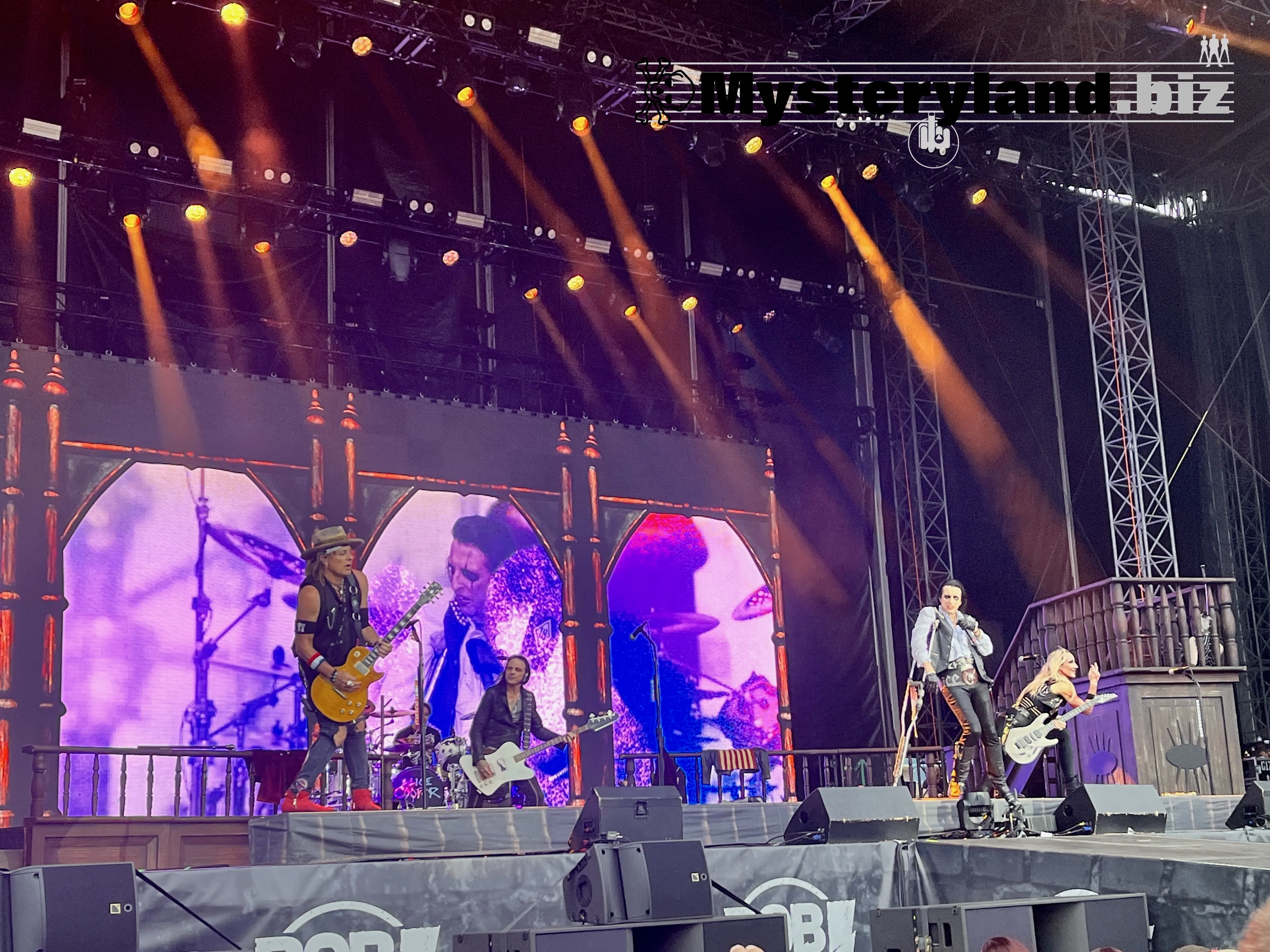 Alice Cooper auf der Bühne