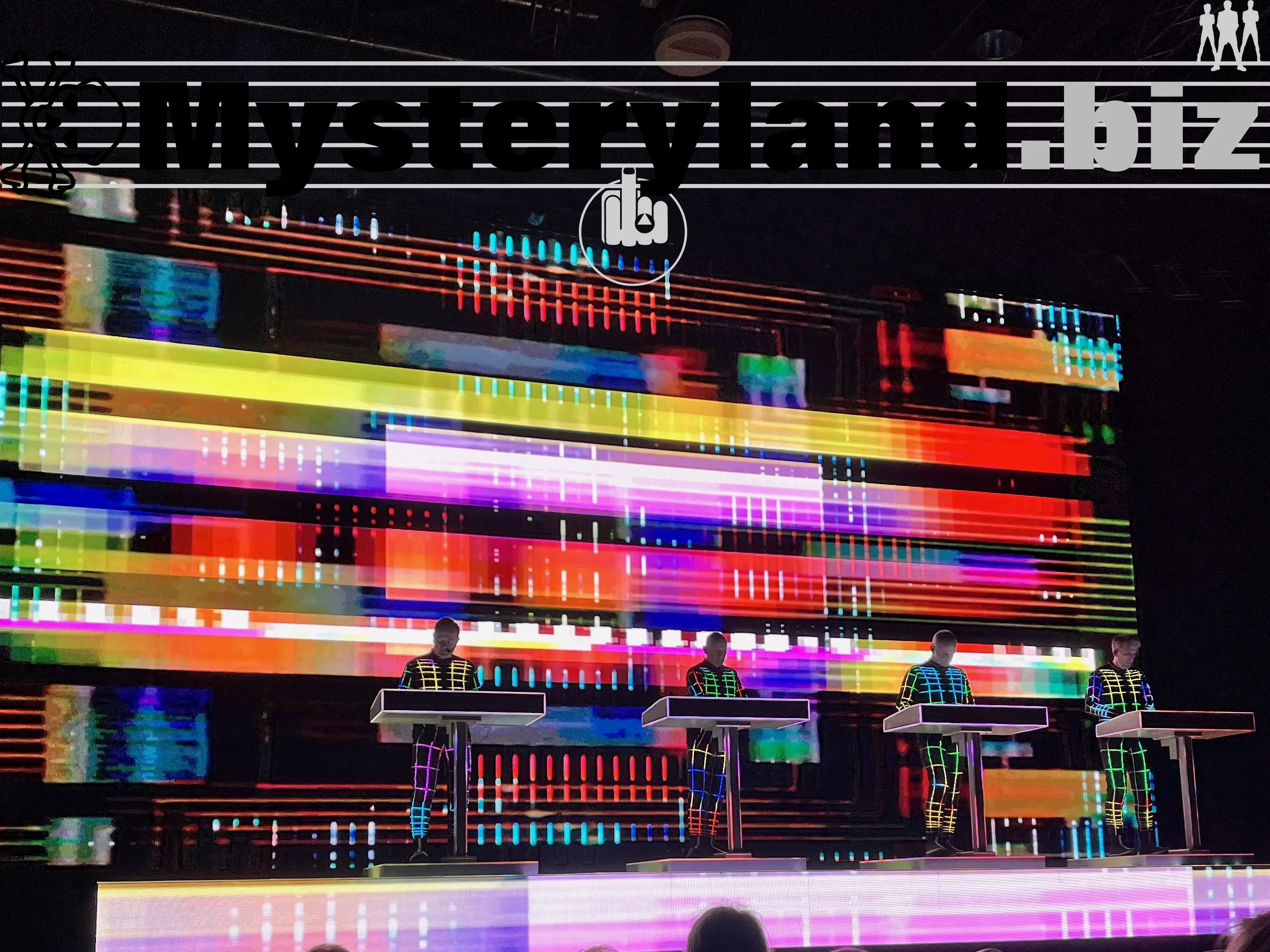 Kraftwerk auf der Bühne im RuhrCongress Bochum