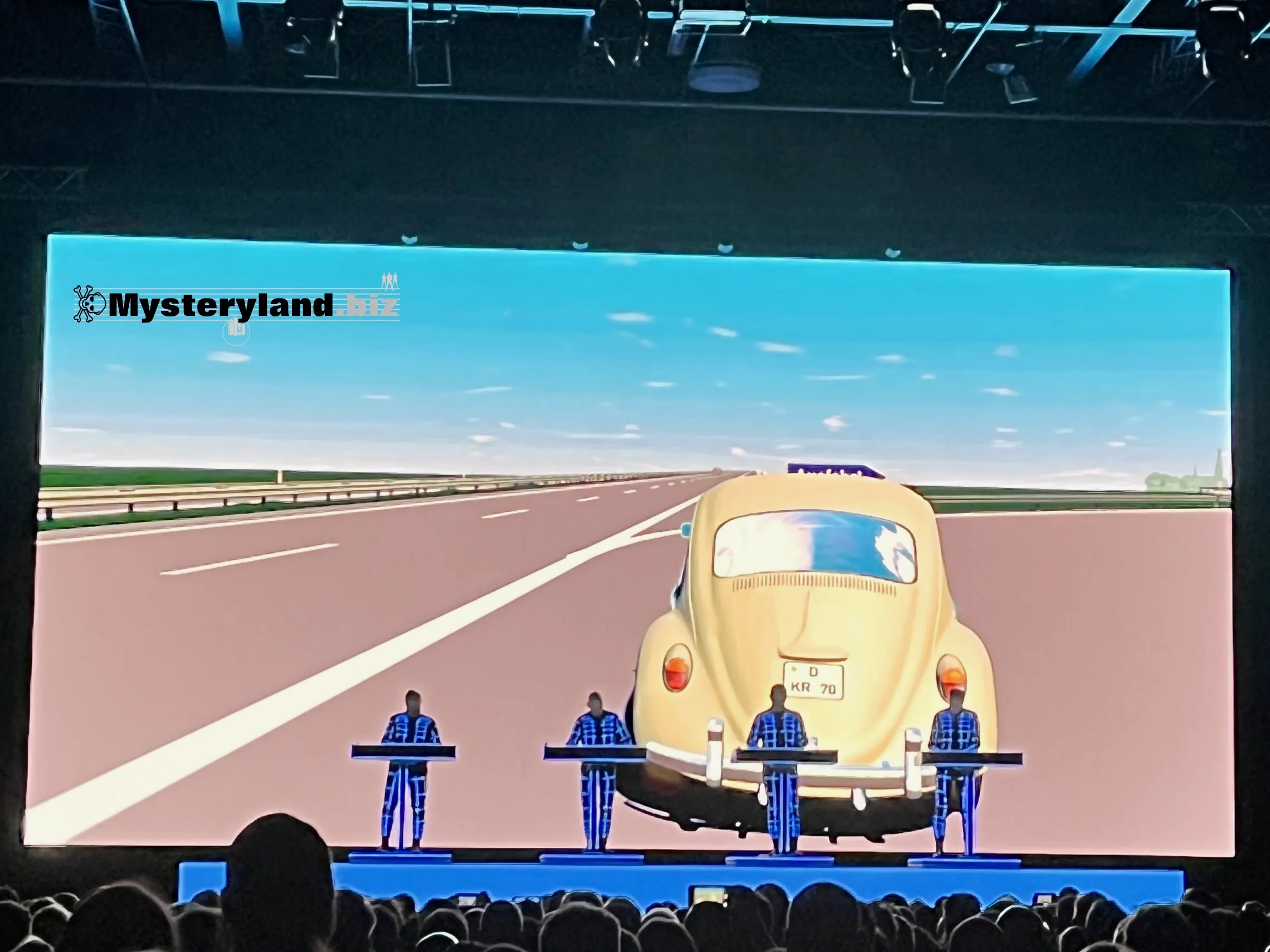 Kraftwerk auf der Bühne im RuhrCongress Bochum