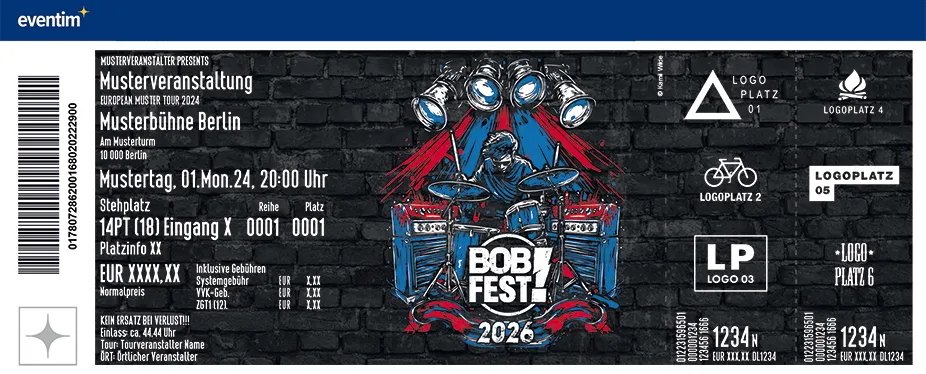 Ticket BOBfest in Mönchengladbach am 25.07.2026