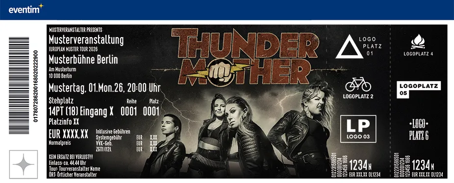Eventbild Thundermother am 21.02.2027